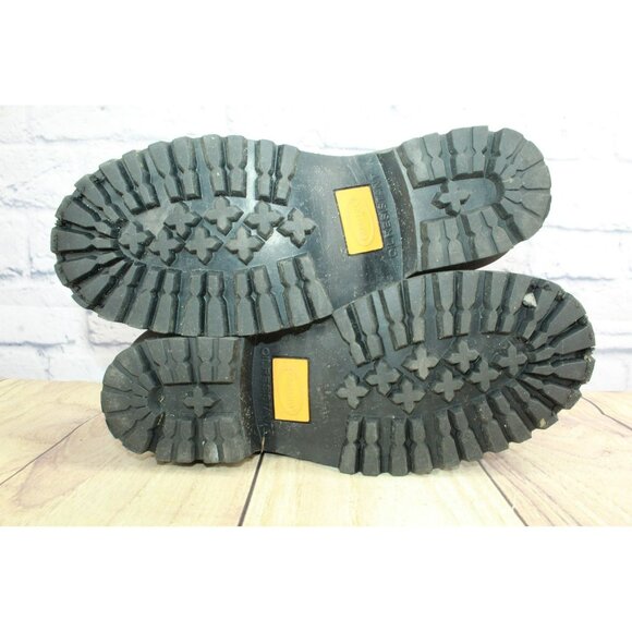 Carolina Elm Brown Leather Lace Up Oil Resistant Steel Toe Work Boots Size 8.5 M - Picture 9 of 9